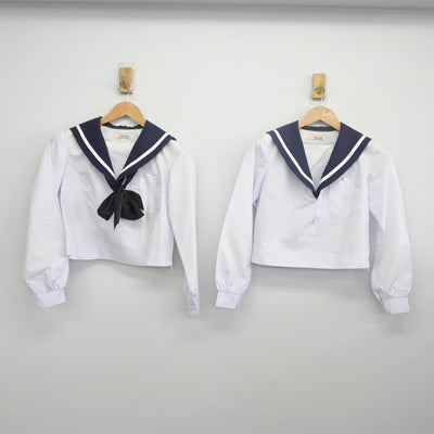 【中古】愛知県 立刈谷北高等学校 女子制服 4点（セーラー服・スカート）sf033516