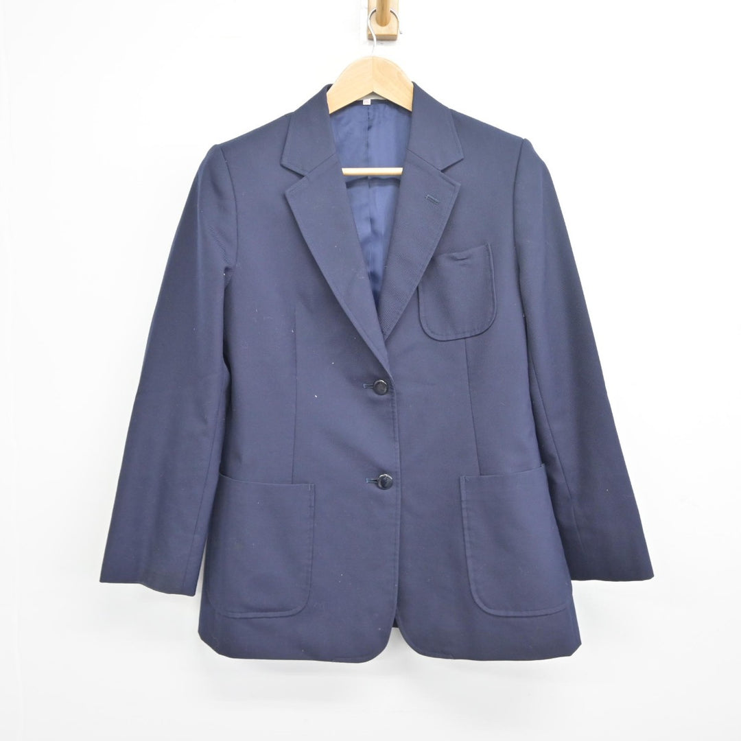 中古】茨城県 長山中学校 女子制服 3点（ブレザー・スカート