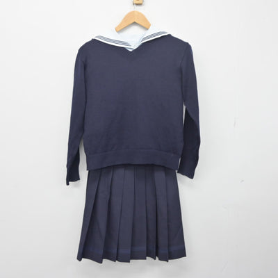 【中古】長崎県 活水高等学校 女子制服 4点（ブレザー・ニット・シャツ・スカート）sf033543