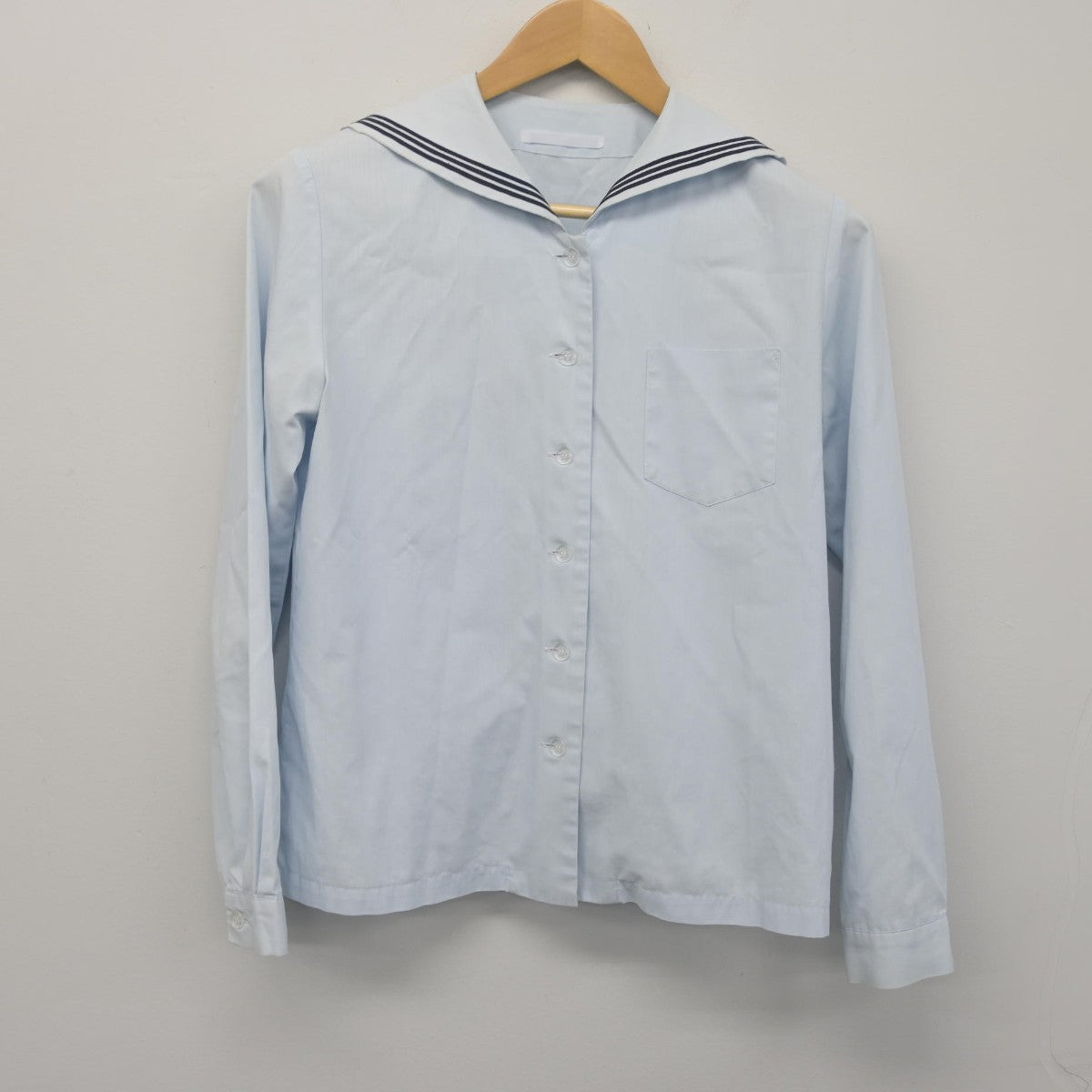 【中古】長崎県 活水高等学校 女子制服 4点（ブレザー・ニット・シャツ・スカート）sf033543