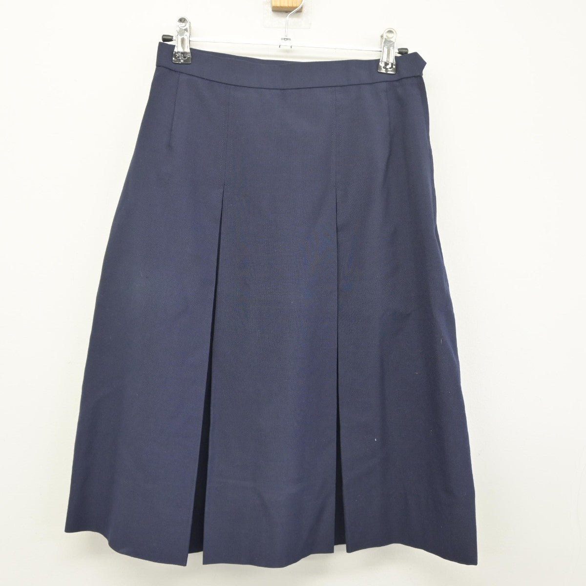 【中古】福岡県 筑紫高等学校 女子制服 3点（シャツ・スカート）sf033550