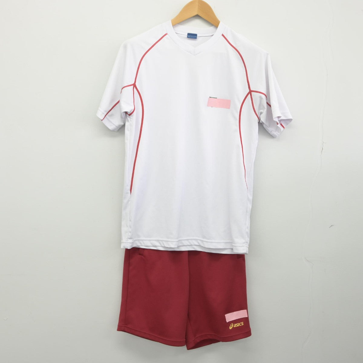 【中古】新潟県 万代高等学校 女子制服 3点（ジャージ 上・体操服 上・体操服 下）sf033556