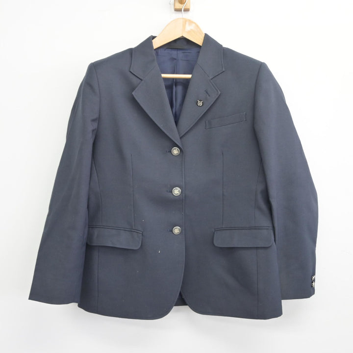 【中古】滋賀県 河瀬高等学校 女子制服 3点（ブレザー・スカート）sf033559