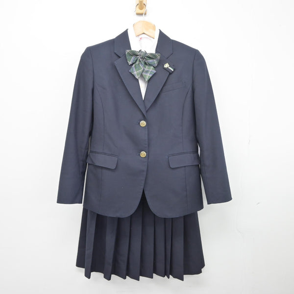 中古】大阪府 清教学園高等学校 女子制服 5点（ブレザー・シャツ・スカート）sf033568 | 中古制服通販パレイド