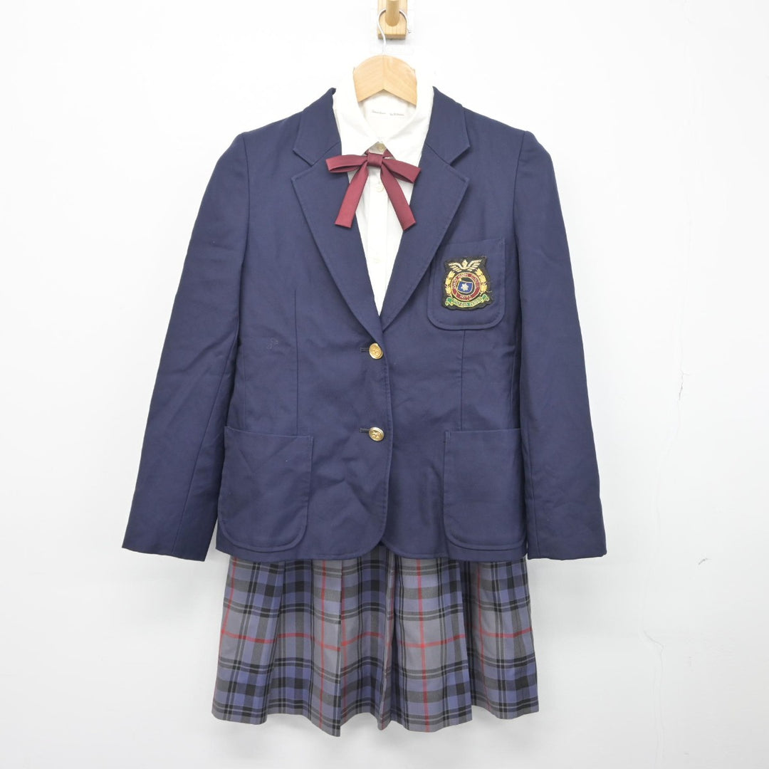 【中古】茨城県 水城高等学校 女子制服 5点（ブレザー・ニット・シャツ・スカート）sf033577 | 中古制服通販パレイド