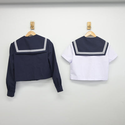 【中古】愛知県 尾西第三中学校 女子制服 2点（セーラー服・セーラー服）sf033583