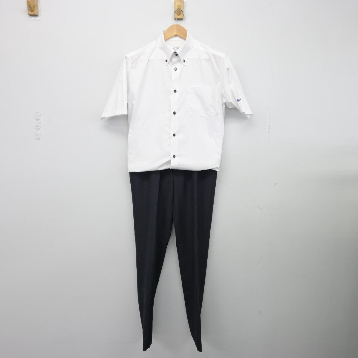 【中古】愛知県 星城高等学校 男子制服 2点（シャツ・ズボン）sf033585