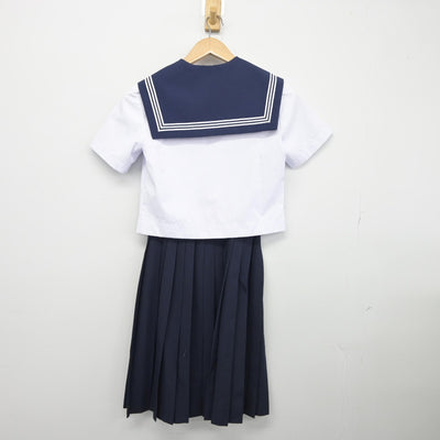 【中古】愛知県 半田中学校 女子制服 2点（セーラー服・スカート）sf033590