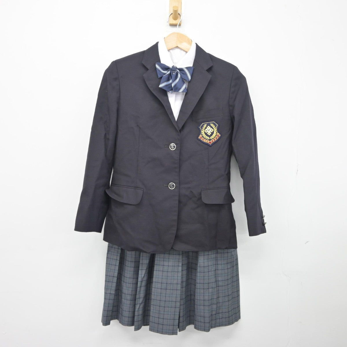 【中古】東京都 田無第一中学校 女子制服 4点（ブレザー・シャツ・スカート）sf033591