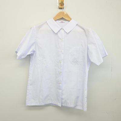 【中古】茨城県 水戸市立第三中学校 女子制服 2点（シャツ・ジャンパースカート）sf033596