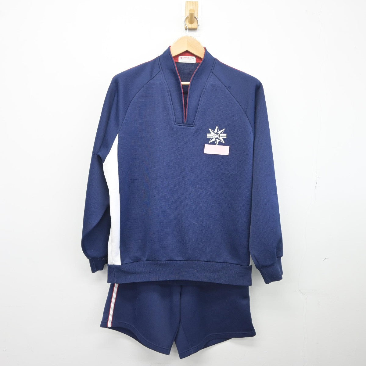 【中古】茨城県 水戸市立第三中学校 女子制服 2点（ジャージ 上・体操服 下）sf033597