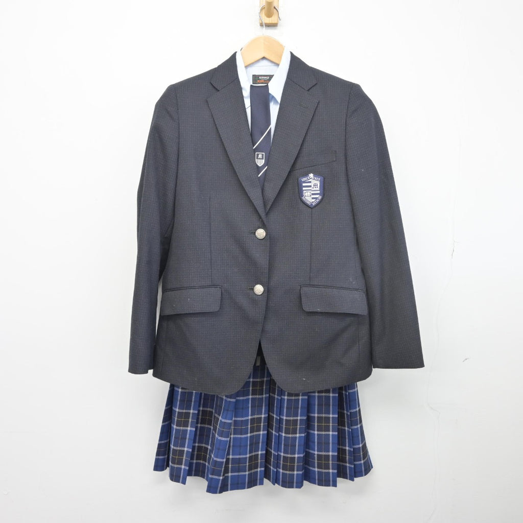 【中古】茨城県 明秀日立高等学校 女子制服 4点（ブレザー・シャツ・スカート）sf033600 | 中古制服通販パレイド