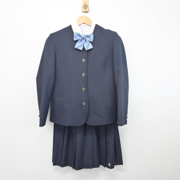 中古】鹿児島県 霧島高等学校 女子制服 5点（ブレザー・ベスト