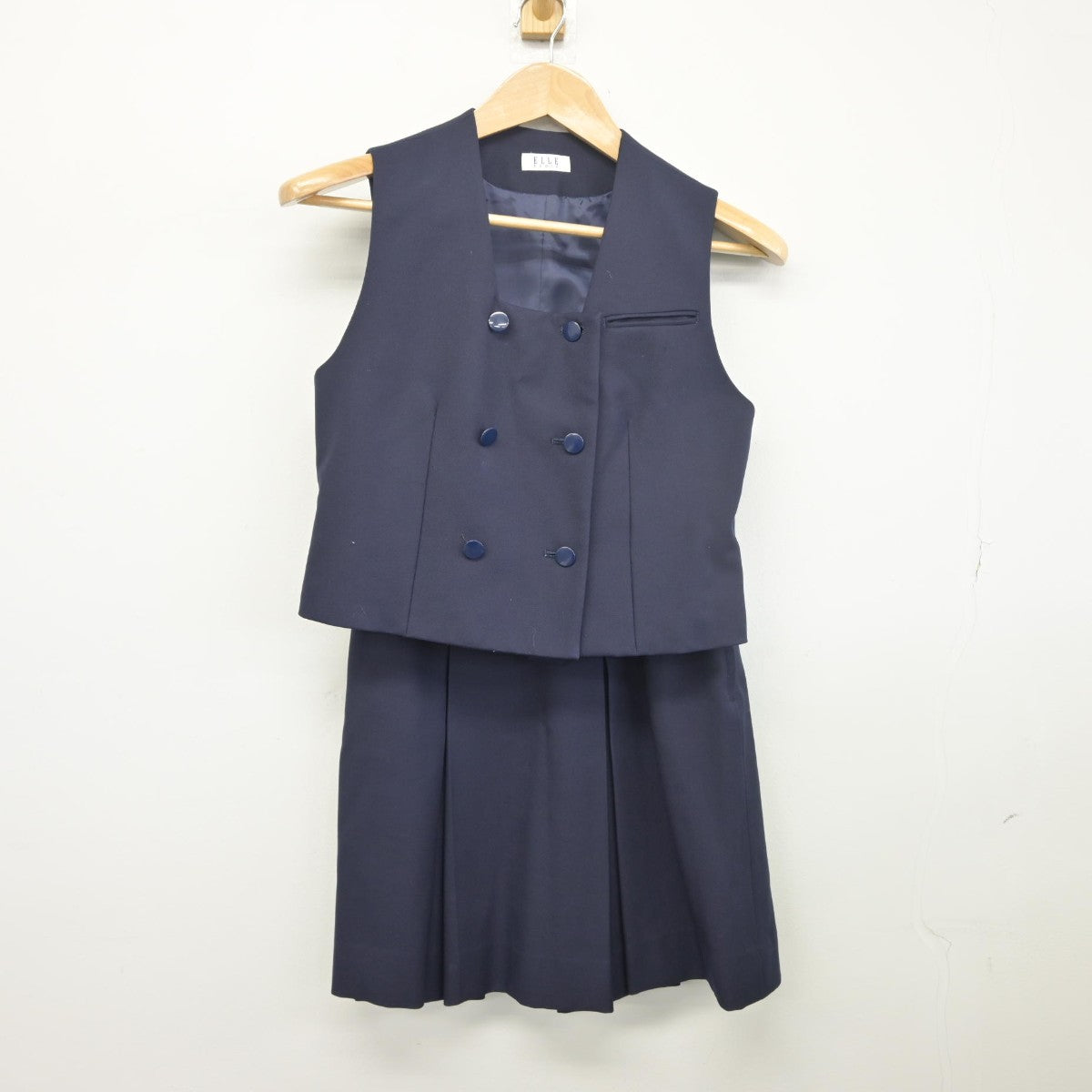 【中古】埼玉県 川越女子高等学校 女子制服 3点（ブレザー・ベスト・スカート）sf033615