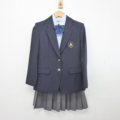 【中古】東京都 東京農業大学第三高等学校 女子制服 4点（ブレザー・シャツ・スカート）sf033616