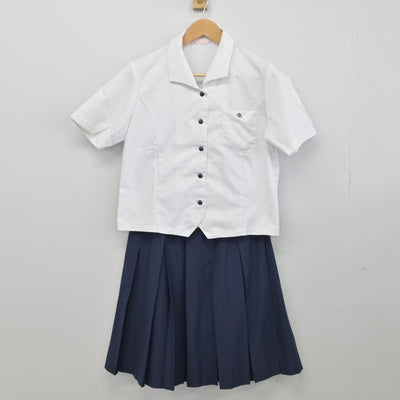 【中古】愛知県 春日井南高等学校 女子制服 2点（シャツ・スカート）sf033638