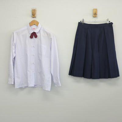 【中古】愛知県 春日井南高等学校 女子制服 5点（ブレザー・ベスト・シャツ・スカート）sf033639