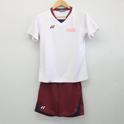 【中古】新潟県 関根学園高等学校 女子制服 2点（体操服 上・体操服 下）sf033644