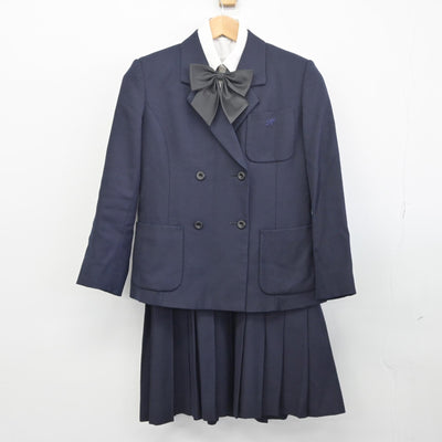 【中古】千葉県 日出学園中学校高等学校 女子制服 4点（ブレザー・シャツ・ジャンパースカート）sf033648