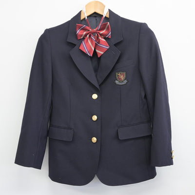 【中古】茨城県 第一学院高等学校 女子制服 4点（ブレザー・スカート）sf033655