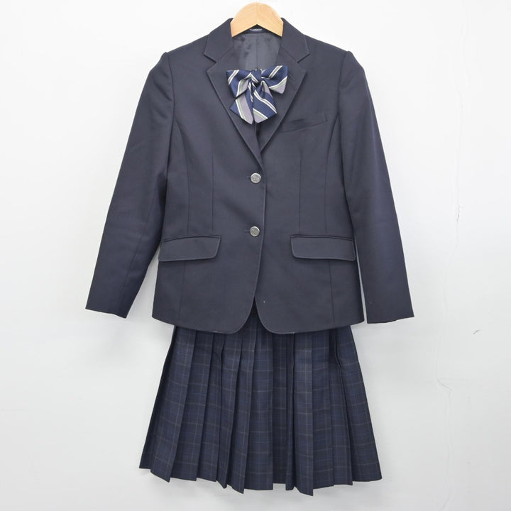 中古】岡山県 玉野市立宇野中学校 女子制服 4点（ブレザー・ニット・スカート）sf033656 | 中古制服通販パレイド