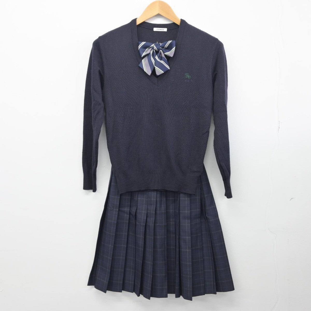 中古】岡山県 玉野市立宇野中学校 女子制服 4点（ブレザー・ニット・スカート）sf033656 | 中古制服通販パレイド