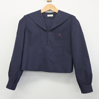 【中古】北海道 北見北斗高等学校 女子制服 2点（セーラー服・ニット）sf033664