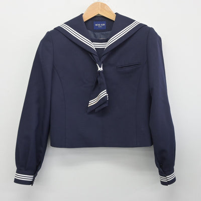 【中古】北海道 東相内中学校 女子制服 3点（セーラー服・スカート）sf033666