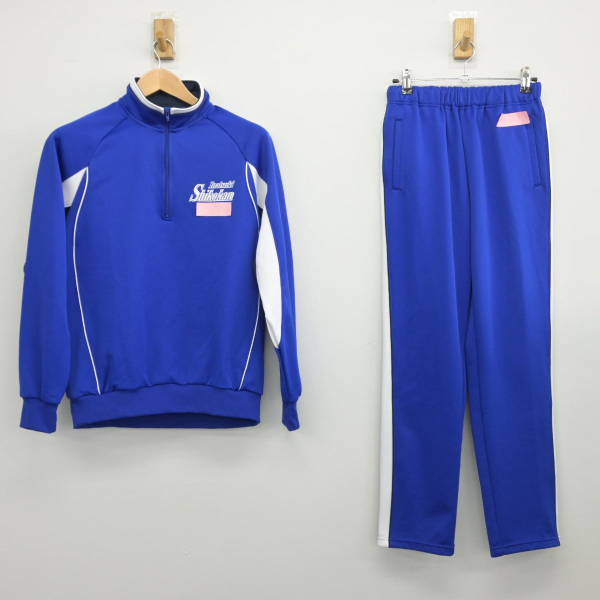 【中古】福岡県 稲築志耕館高等学校 女子制服 2点（ジャージ 上・ジャージ 下）sf033686