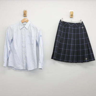 【中古】京都府 塔南高等学校 女子制服 4点（ブレザー・シャツ・スカート）sf033693