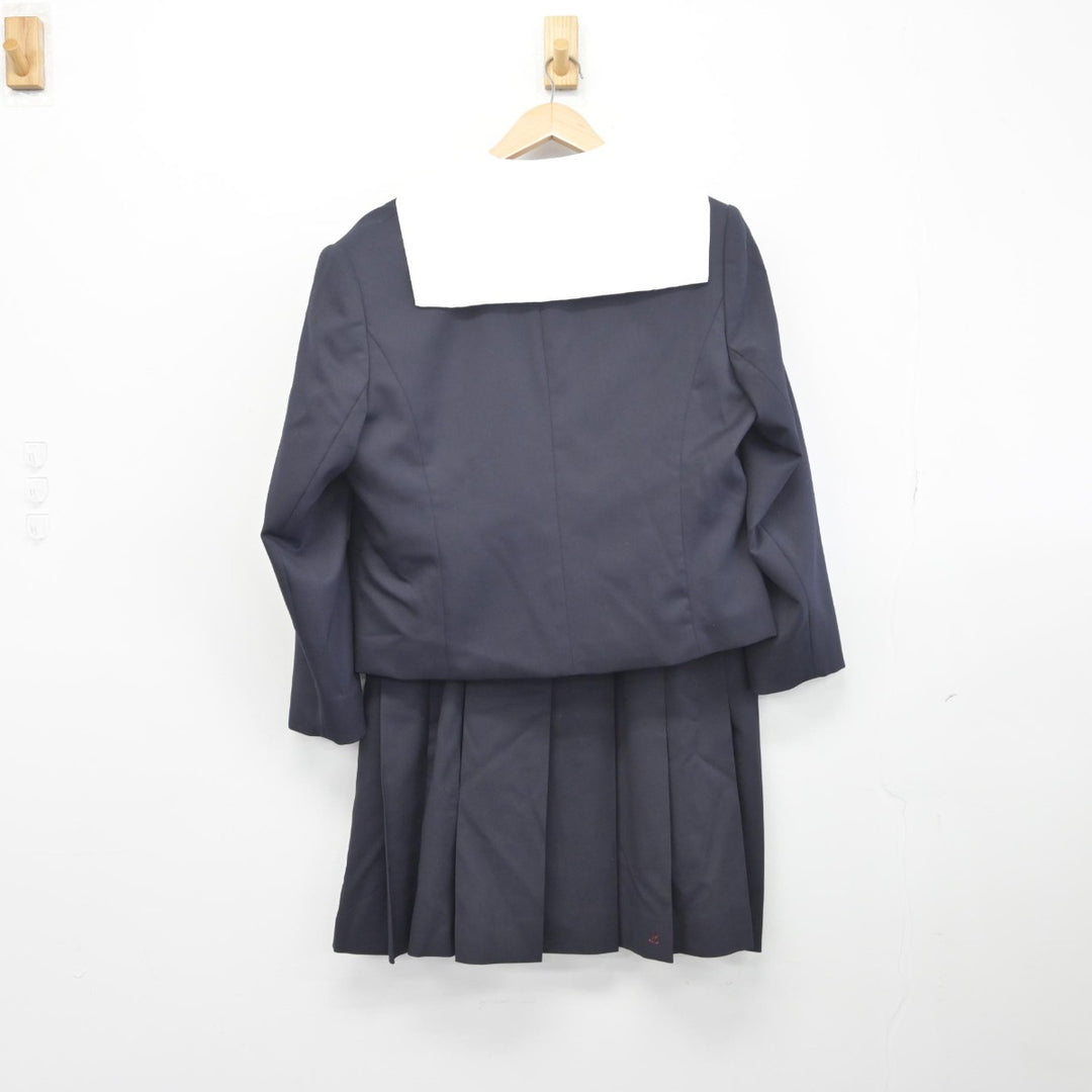 O524/T407(中古)栃木県 宇都宮市立国本中学校 女子制服4点 /旧