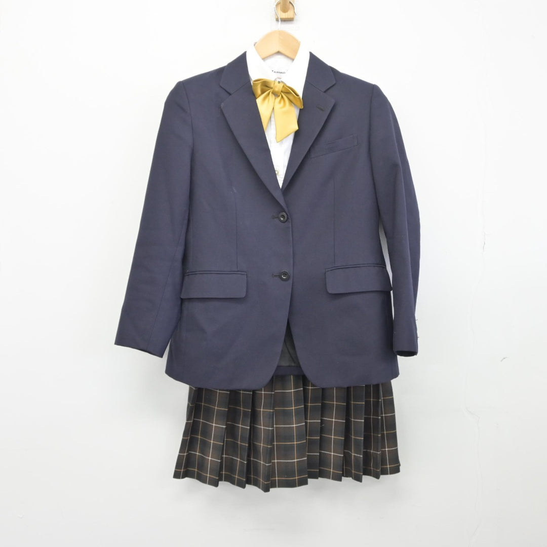 【中古】福岡県 九州産業大学付属九州高等高校 女子制服 5点（ブレザー・シャツ・スカート）sf033722 | 中古制服通販パレイド