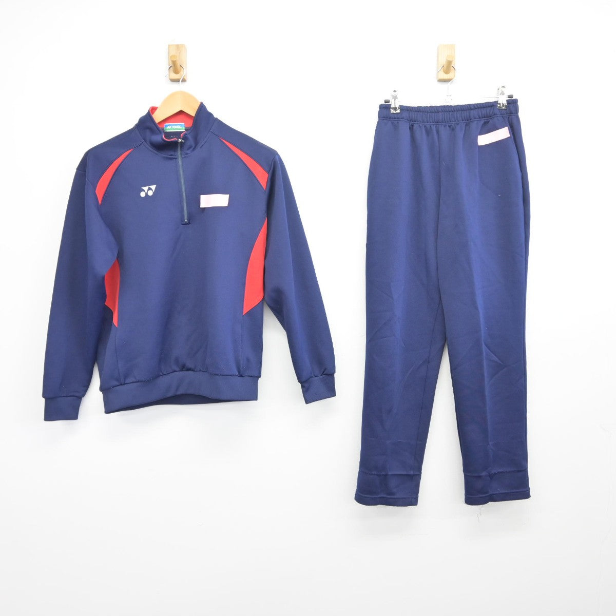 【中古】福岡県 福岡市立那珂中学校 男子制服 2点（ジャージ 上・ジャージ 下）sf033723