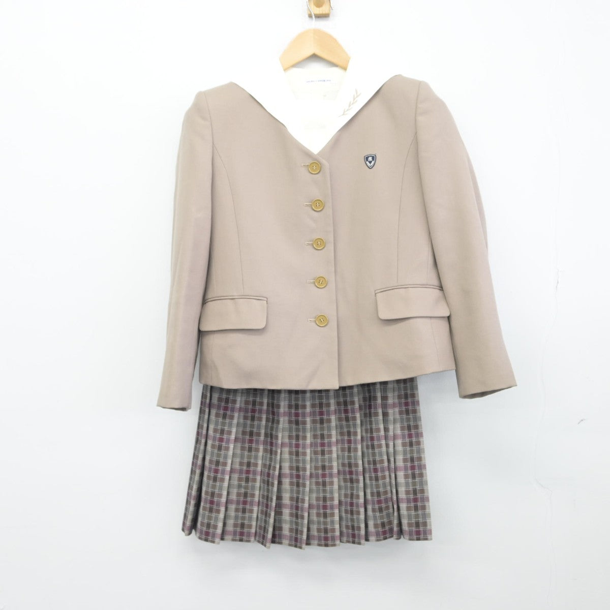 【中古】愛知県 名城大学附属高等学校 女子制服 3点（ブレザー・シャツ・スカート）sf033730