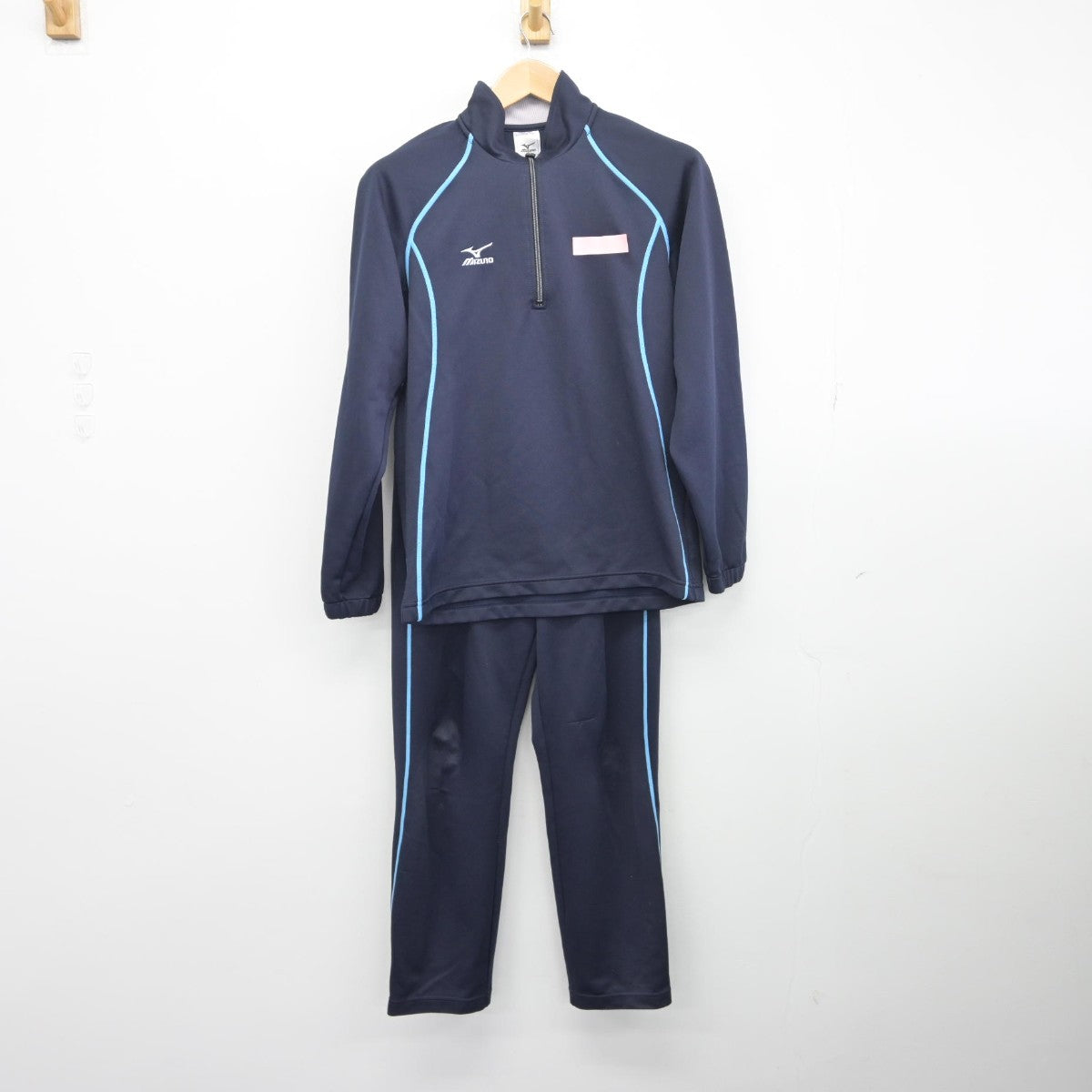 【中古】千葉県 船橋豊富高等学校 女子制服 2点（ジャージ 上・ジャージ 下）sf033741