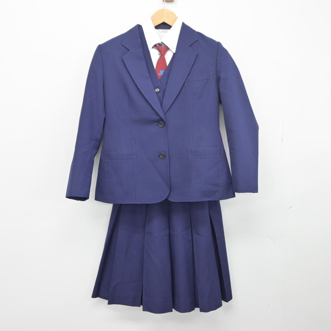 【中古】静岡県 浜松湖南高等学校 女子制服 5点（ブレザー・シャツ・ベスト・スカート）sf033748 | 中古制服通販パレイド