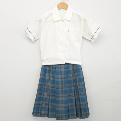 【中古】埼玉県 西武学園文理小学校 女子制服 2点（シャツ・スカート）sf033756