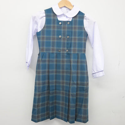 【中古】埼玉県 西武学園文理小学校 女子制服 3点（ブレザー・シャツ・ジャンパースカート）sf033759