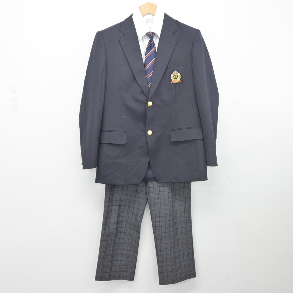 【中古】新潟県 新潟向陽高等学校 男子制服 4点（ブレザー・シャツ・ズボン）sf033761 | 中古制服通販パレイド