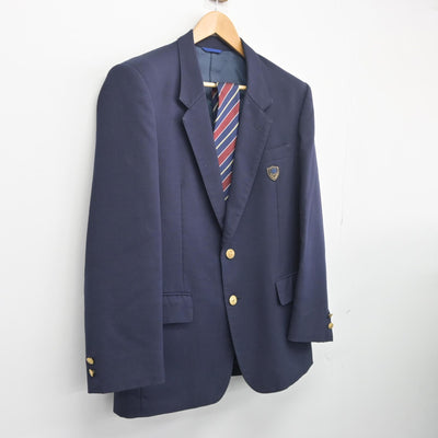 【中古】千葉県 幕張総合高等学校 男子制服 2点（ブレザー）sf033767