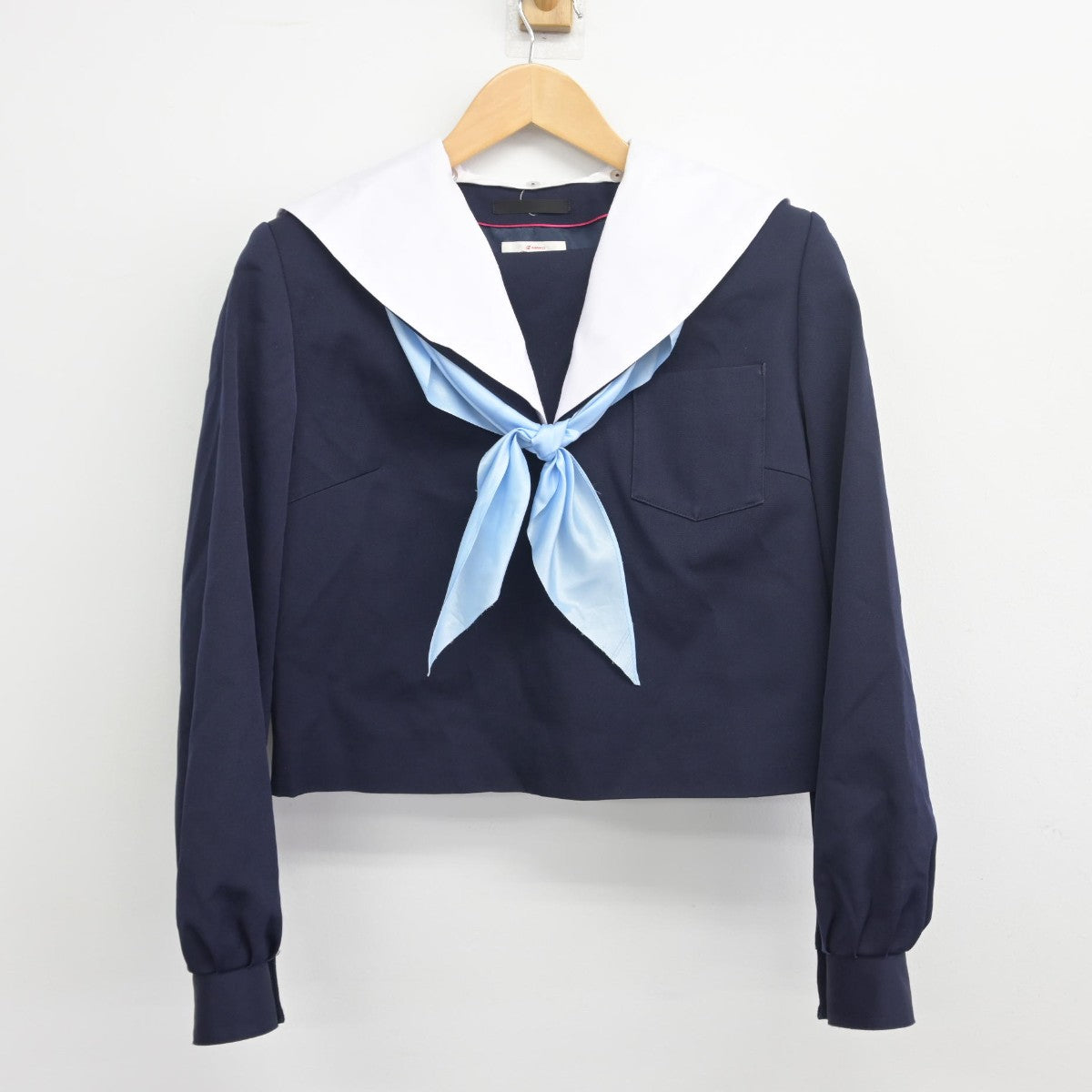 【中古】愛知県 末野原中学校 女子制服 3点（セーラー服・スカート）sf033771