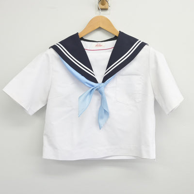 【中古】愛知県 末野原中学校 女子制服 3点（セーラー服・スカート）sf033772