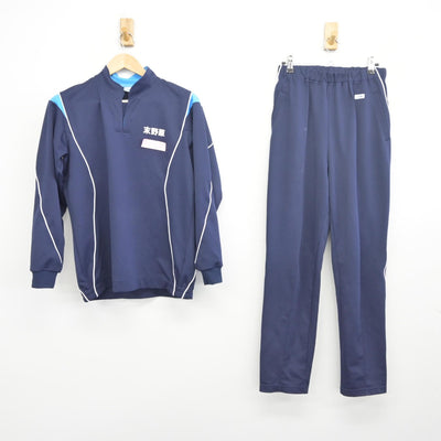 【中古】愛知県 豊田市立末野原中学校 女子制服 2点（ジャージ 上・ジャージ 下）sf033774