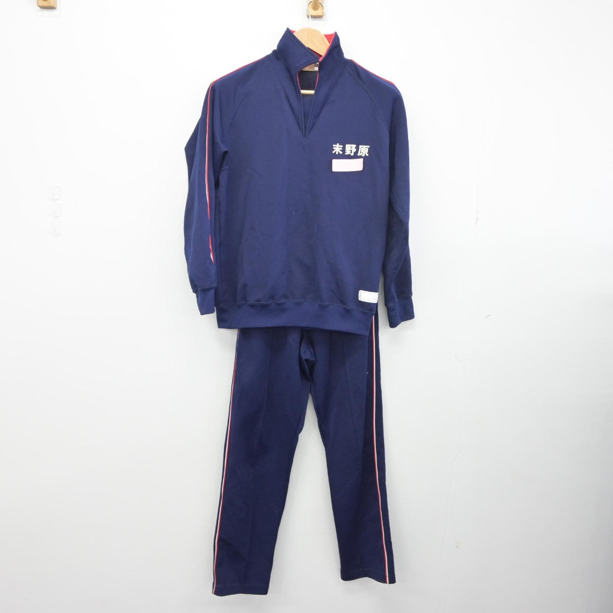 【中古】愛知県 豊田市立末野原中学校 女子制服 2点（ジャージ 上・ジャージ 下）sf033777