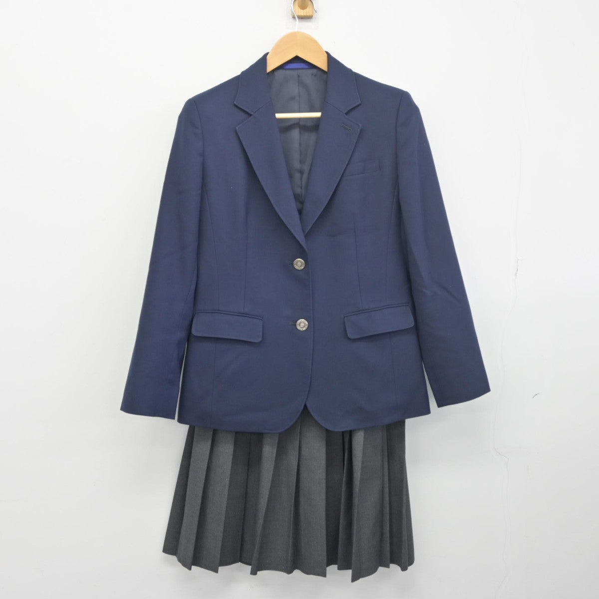 【中古】兵庫県 須磨翔風高等学校 女子制服 2点（ブレザー・スカート）sf033786