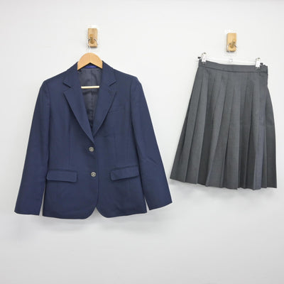 【中古】兵庫県 須磨翔風高等学校 女子制服 2点（ブレザー・スカート）sf033786