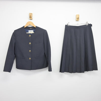 【中古】静岡県 富士市立吉原第一中学校 女子制服 3点（ブレザー・スカート・スカート）sf033789