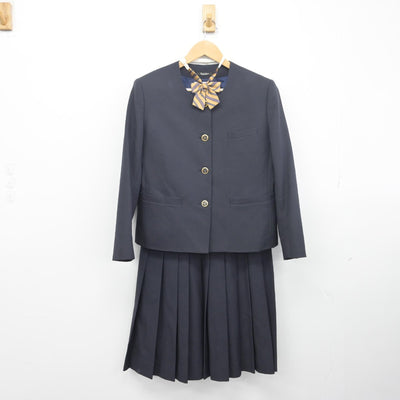 【中古】静岡県 富士市立吉原第一中学校 女子制服 3点（ブレザー・スカート）sf033790