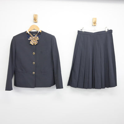 【中古】静岡県 富士市立吉原第一中学校 女子制服 3点（ブレザー・スカート）sf033790