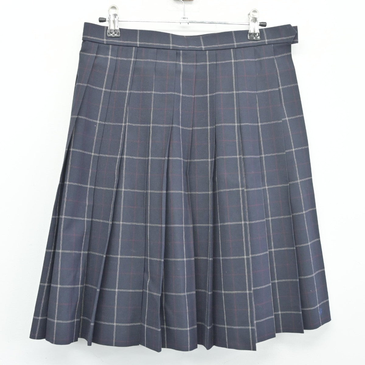 【中古】静岡県 富士市立吉原第一中学校 女子制服 2点（ニットベスト・スカート）sf033798